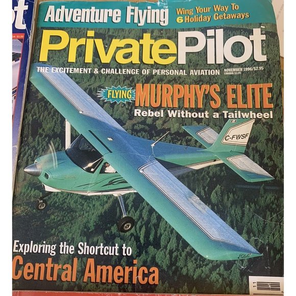 Private Pilot Aviation Magazine 1991-1996 Lot of 4 Helicopter Grob Apache Plane - Picture 3 of 5